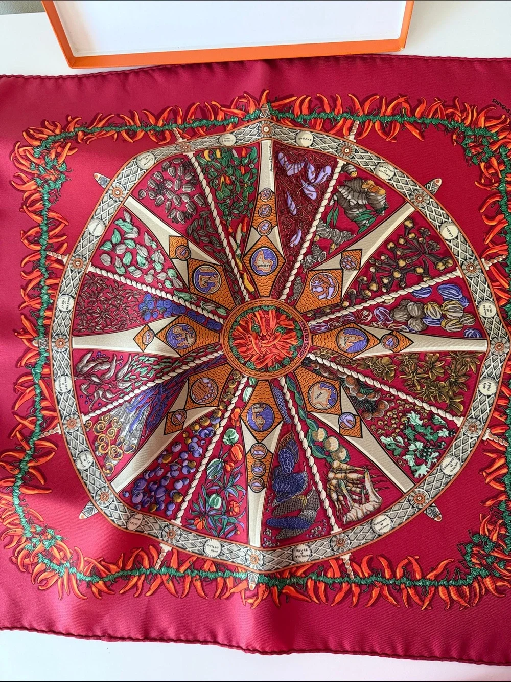Hermes Scarf with Box
